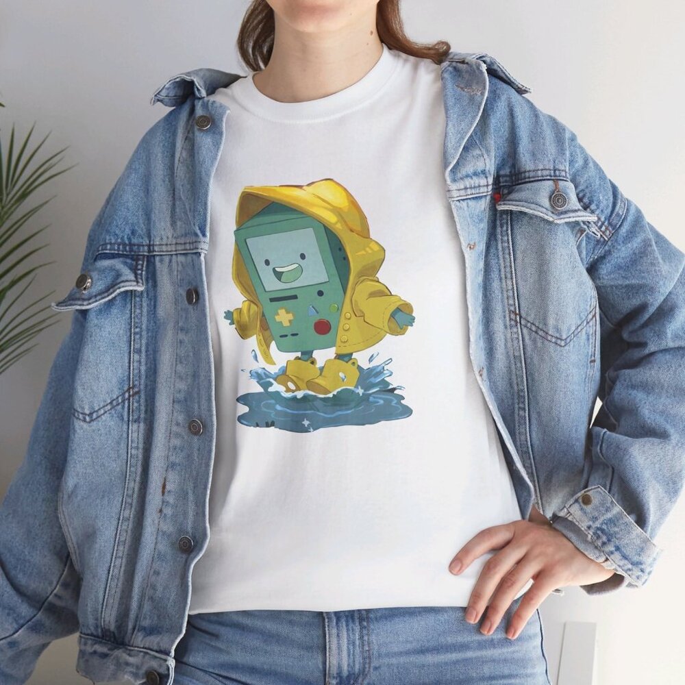 Adventure Time BMO T-Shirt - Cute Unisex Heavy Cotton Tee